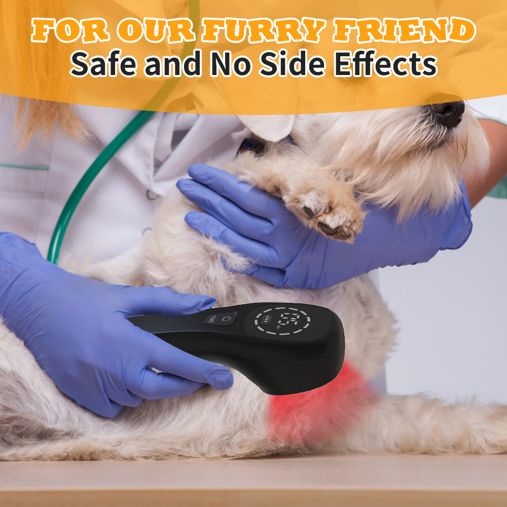 KTS Cold Laser Human/Vet Therapy Pain Relief Device Red Light Acupuncture Black