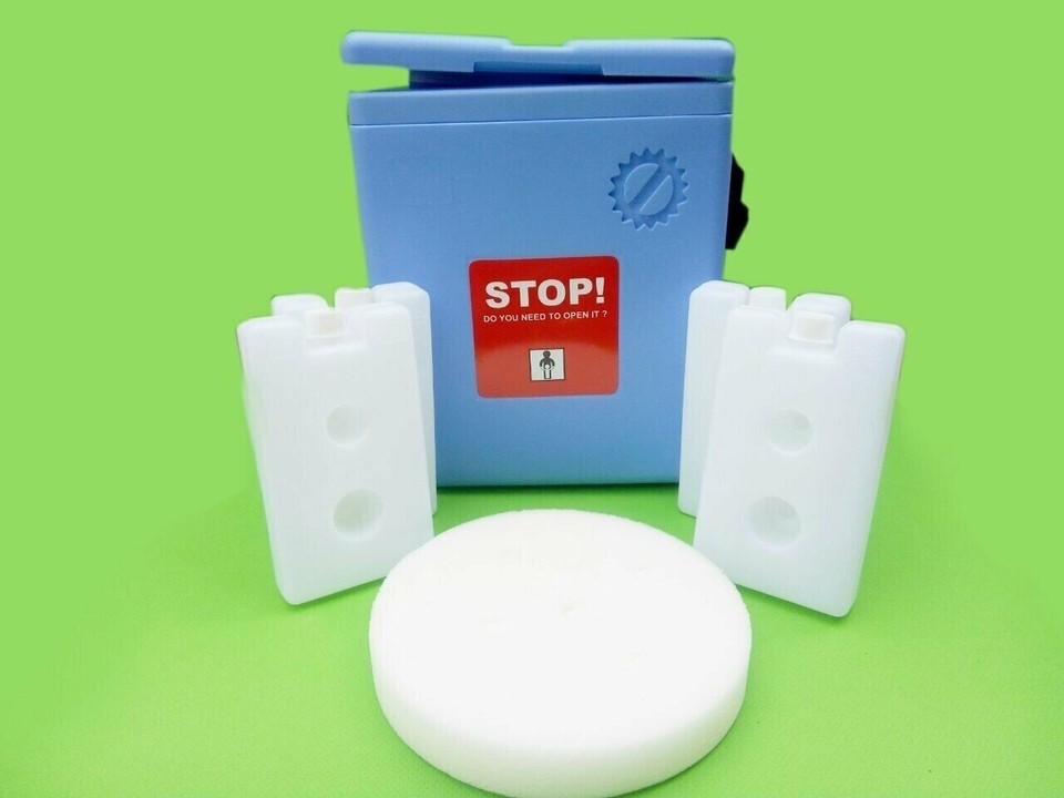 Large Vaccine Carrier, High Density Polyethylene 4Icepacks with Capacity 1.5Ltrs