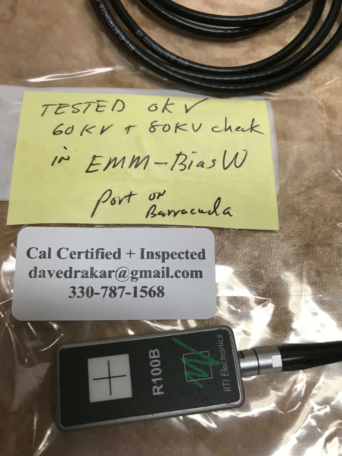 MPD Dose probe WIRELESS RTI Barracuda xray CT test radcal unfors raysafe fluke