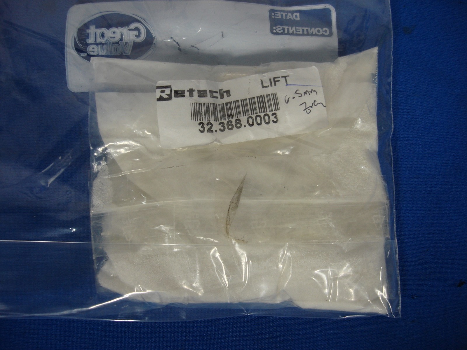 Retsch 0.5mm Zirconium Oxide (Zr02) Grinding Balls 32.368.0003 400 grams