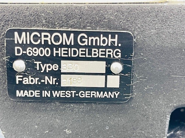 MICROM HEIDELBERG MODEL HM330 (B859)