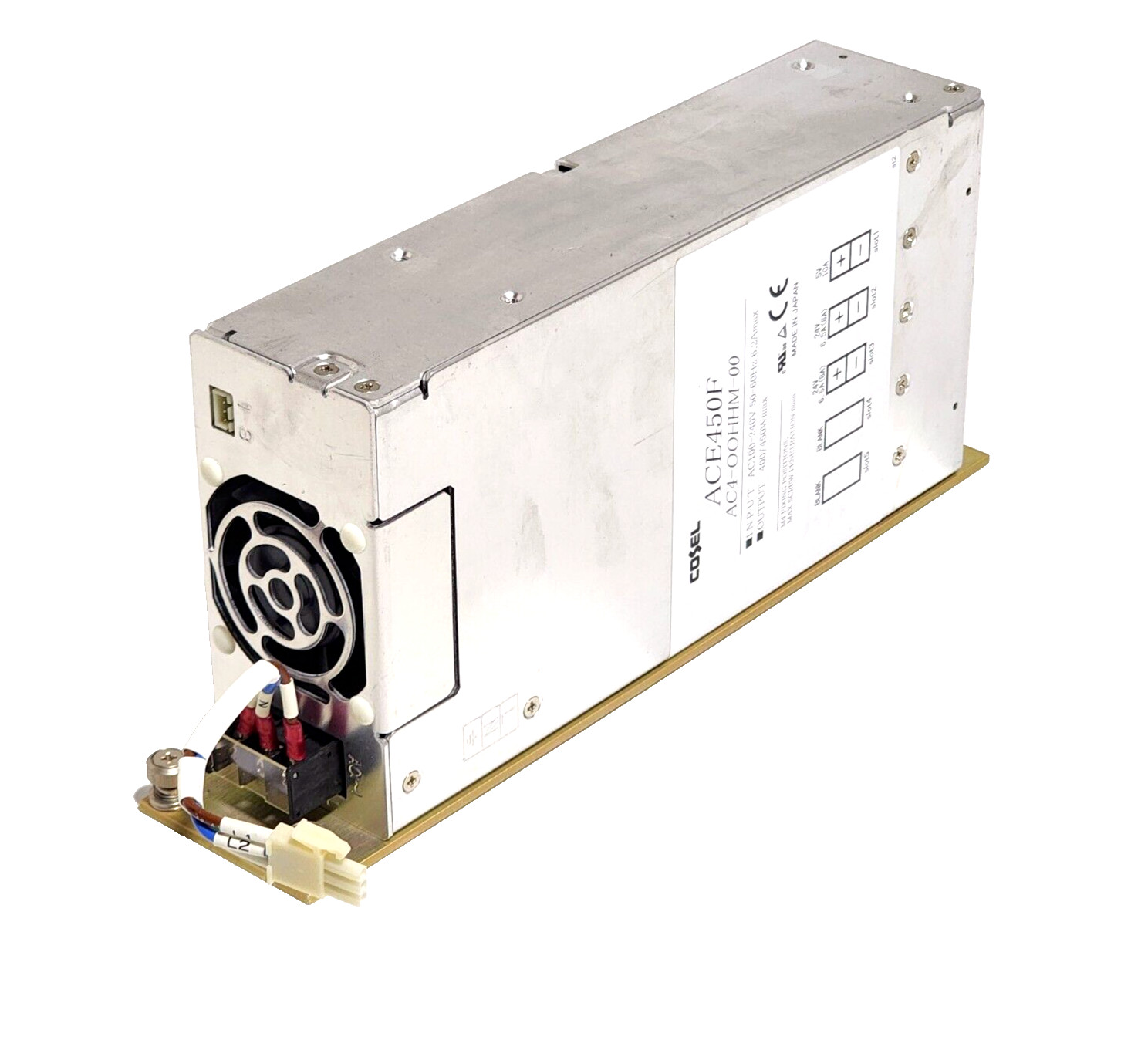 Cosel ACE450F Model AC4-OOHHM-00 Power Supply 450W 6.2A MAX Used Working