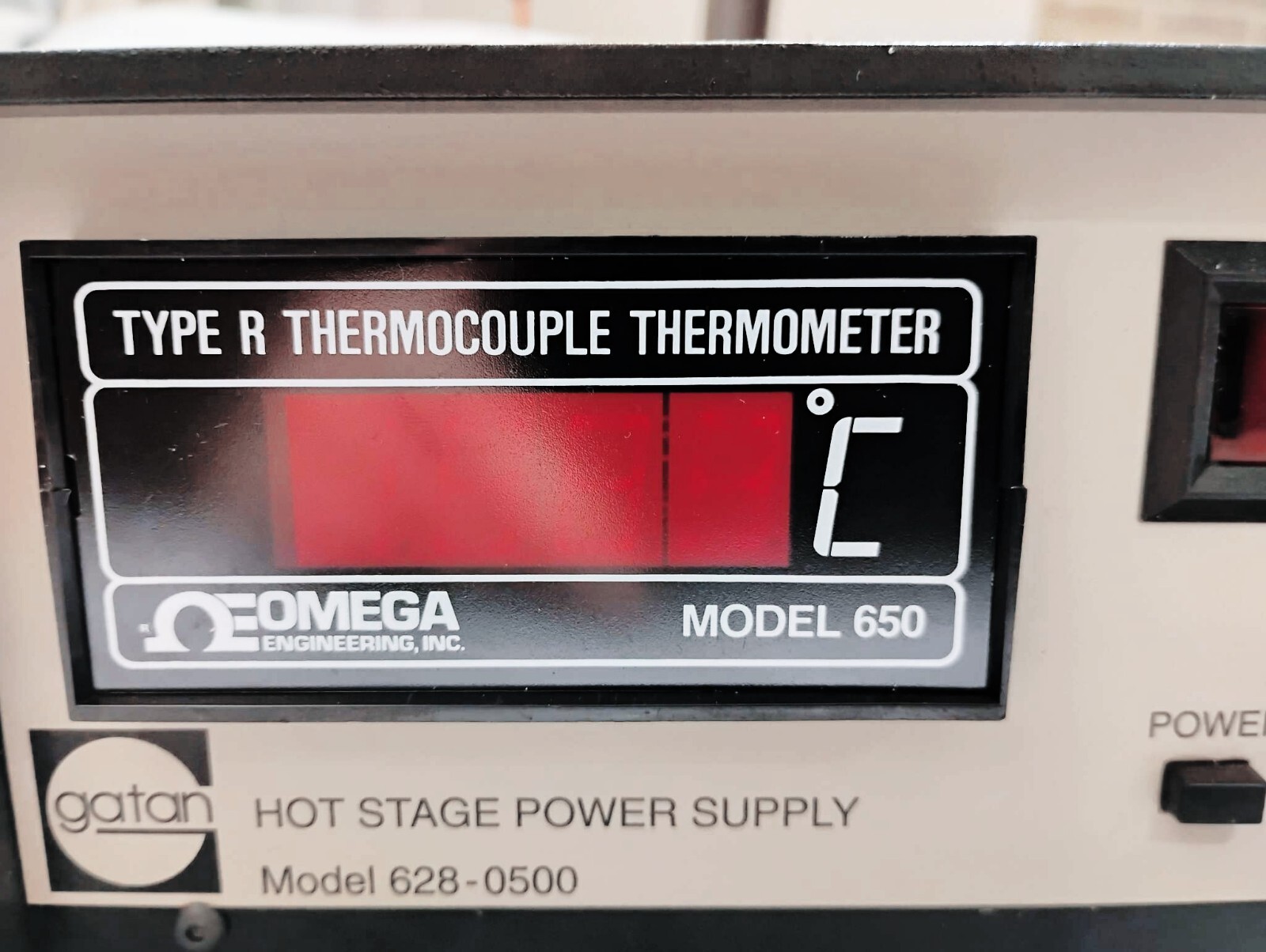Gatan 652 Double-Tilt TEM Heating Holder/Contr Philips 400 series/CM UNTESTED