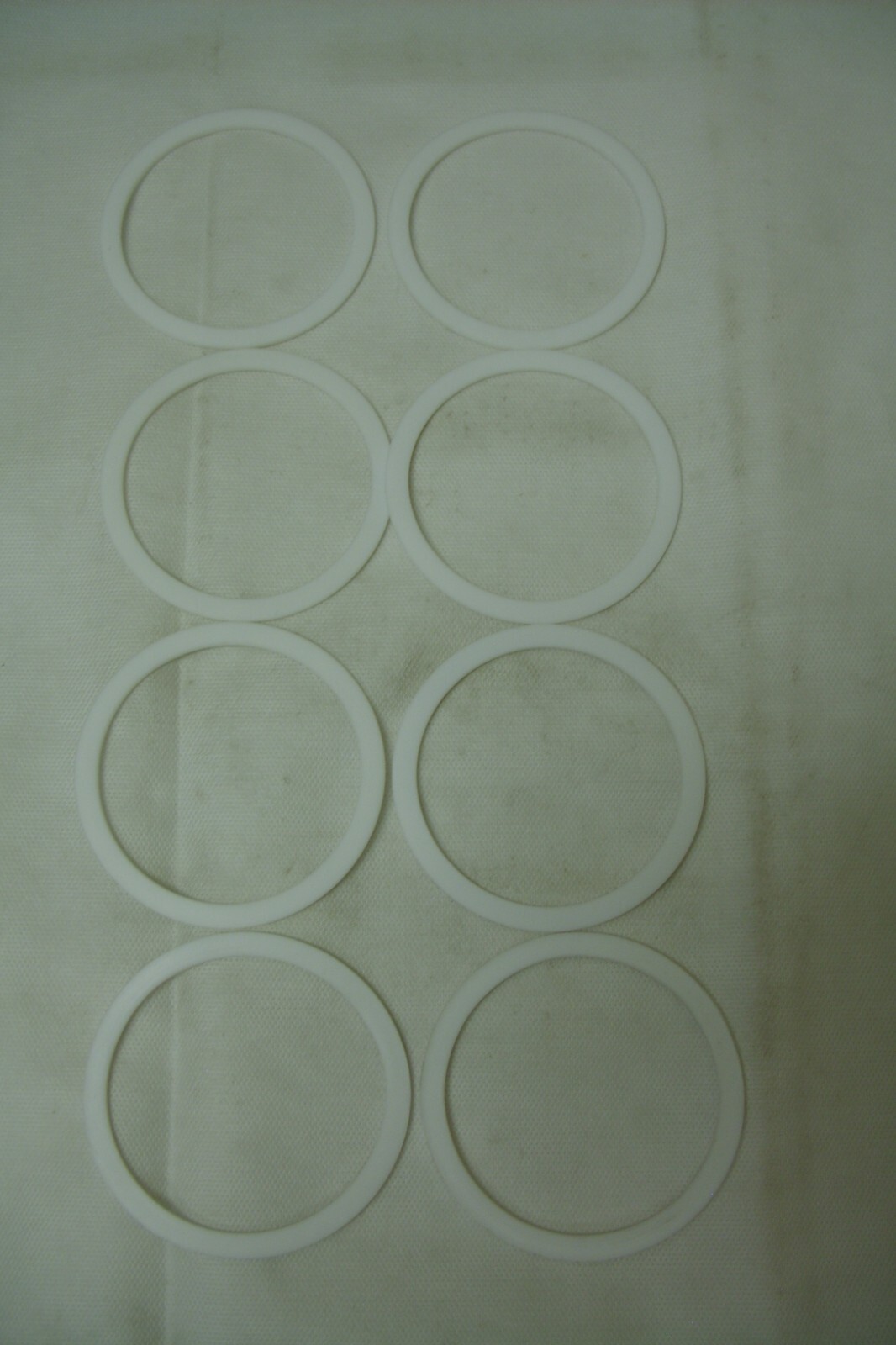 (8) Unbranded Laboratory Medical Equipment Tri-Clover Gasket Ring – 76mm X 90mm