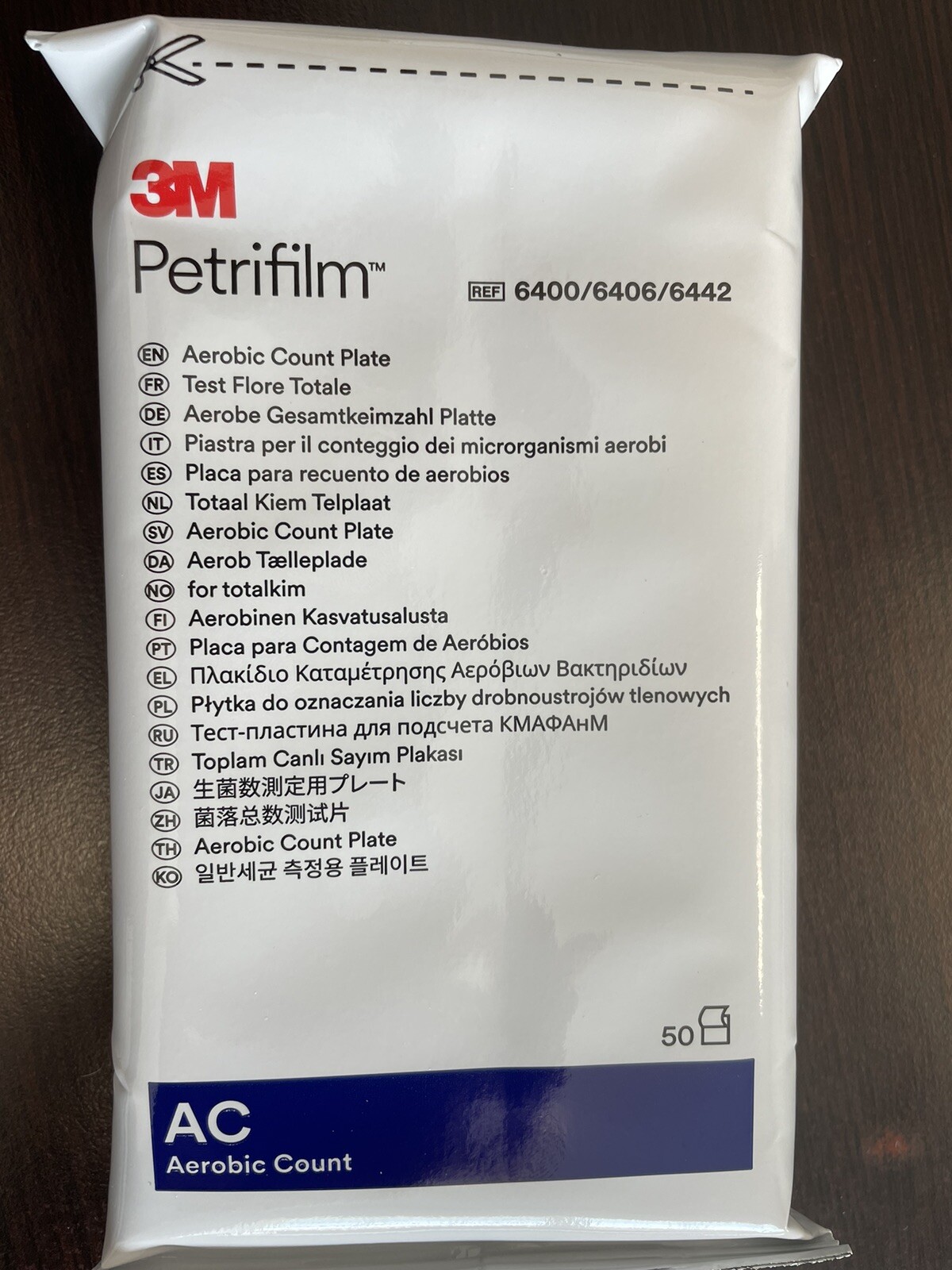 Qty 50 × 3M Petrifilm Aerobic Count Plates, REF 6400 Exp. 2025-09-11