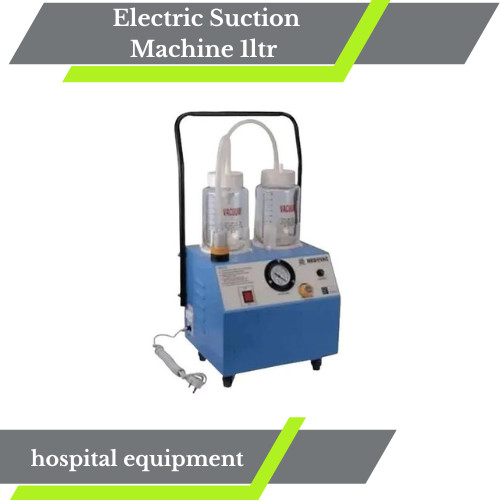 Electric Suction Machine 1 Litre Portable Medical Aspirator for Hospital