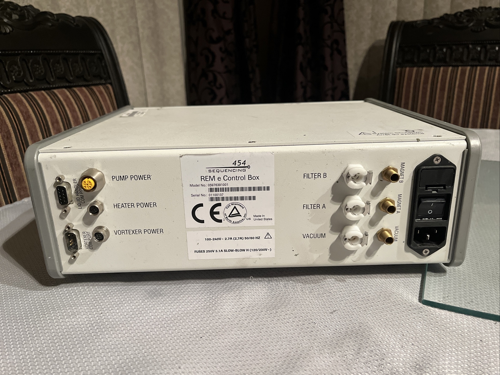 Roche 454 Sequencing Life Science Rem e Control Box For Parts As Is Untested