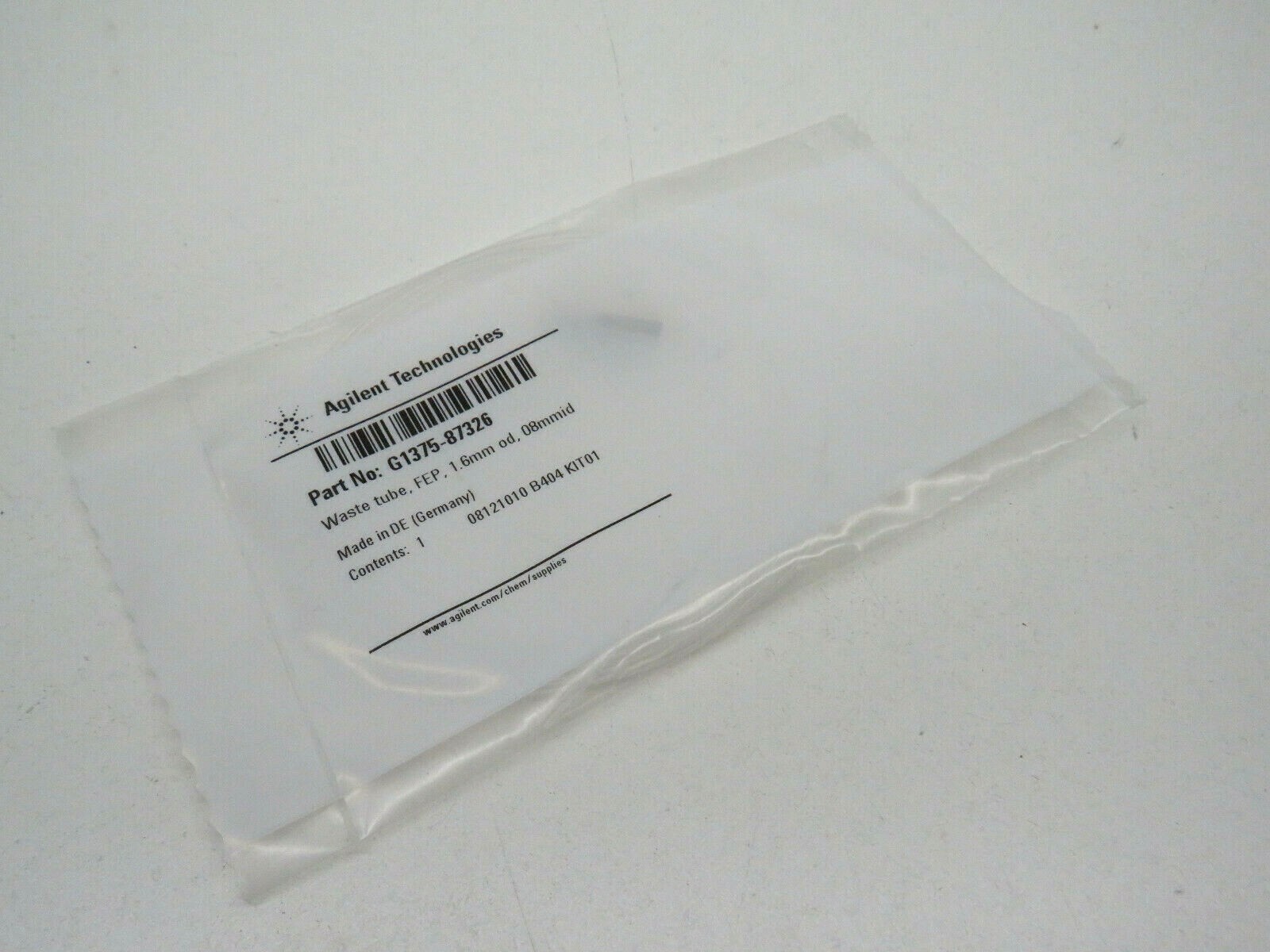 Agilent Technologies G1375-87326 Waste Tube FEP 1.6mm OD x 0.88mm ID