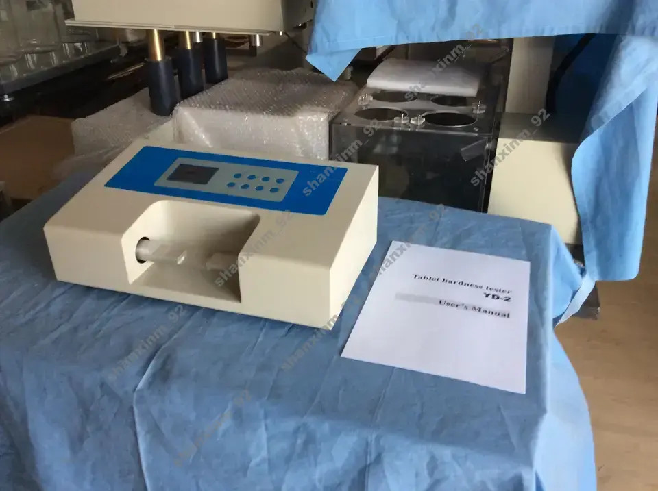 YD-2 Tablet Hardness Tester 2-200N Lab Testing Pill Crush Strength Test