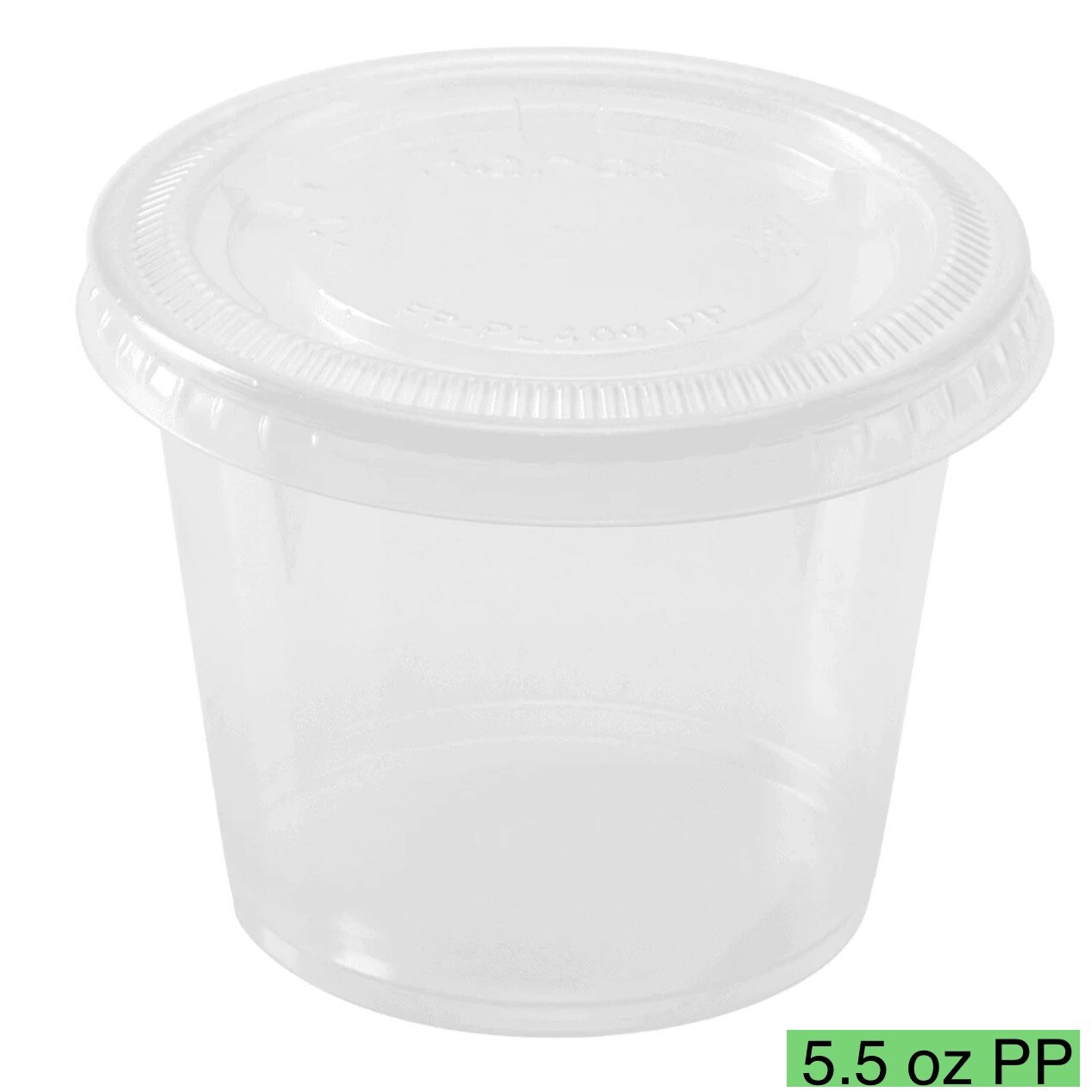 Tissue Culture Vessels, cups and lids polypropylene, Autoclavable 5.5 oz 50 sets