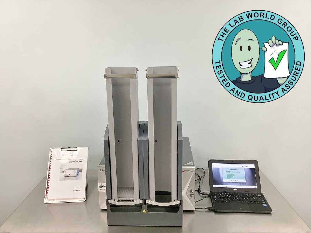 Tecan Infinite M1000 Microplate Reader w/ Abs, FL, Plate Stacker and Warranty