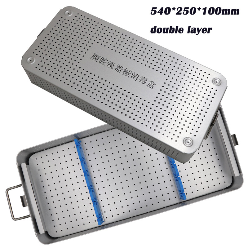 Double Layer Disinfection Box Sterilizer Case Endoscope Sterilize Storage Case