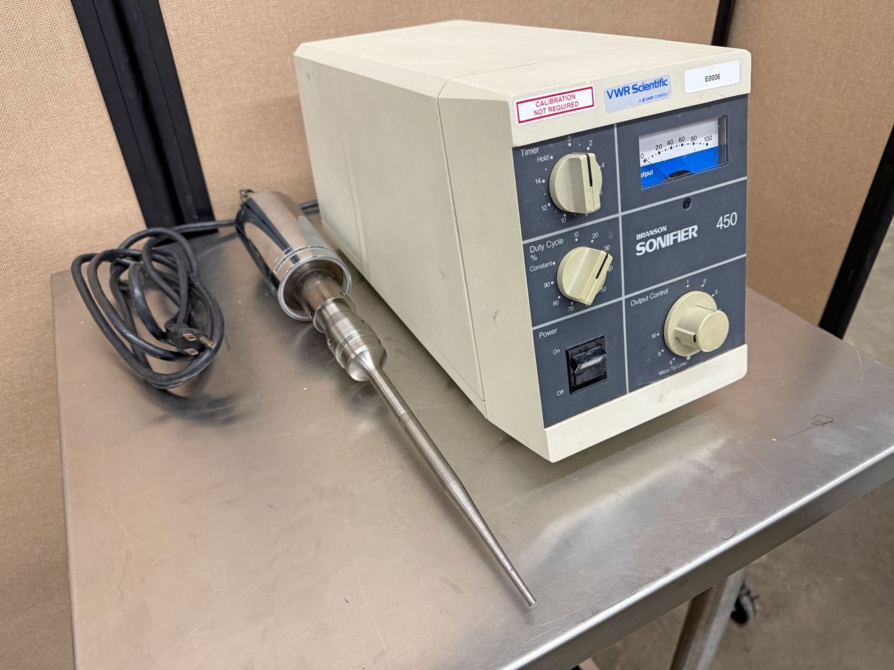 Branson Sonifier 450 Ultrasonic Cell Disruptor w/ 102C Converter