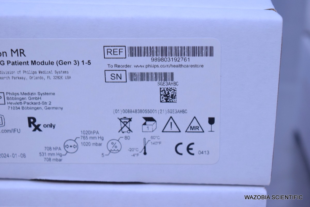 PHILIPS EXPRESSION MR WIRELESS ECG PATIENT MODULE GEN 3 989803192761 FOR MR400