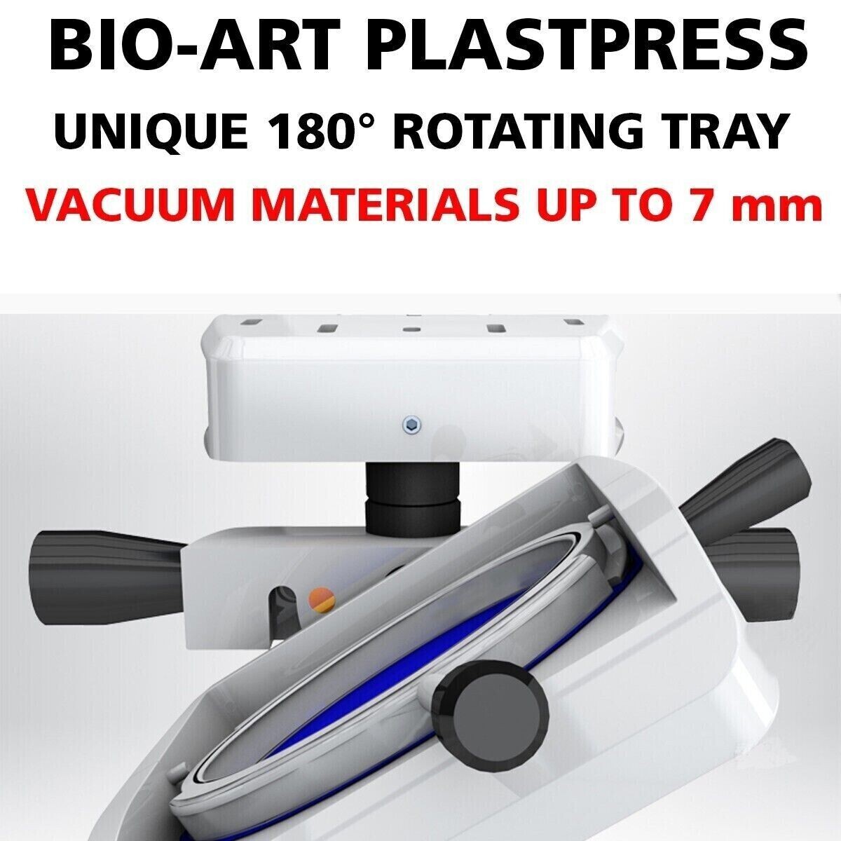 BIOART PlastPress Dental Vaccum Forming Molding Machine Made Brazil 110v