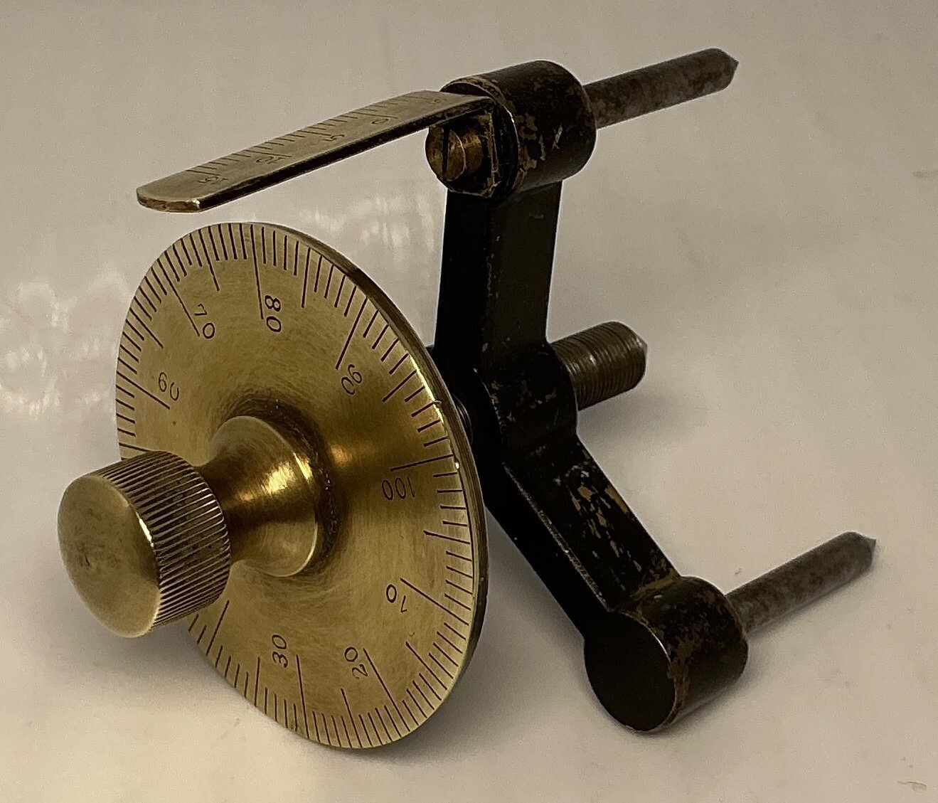 VINTAGE SPHEROMETER CENTRAL SCIENTIFIC CO. GERMANY WATCHMAKER TOOL VERY GOOD