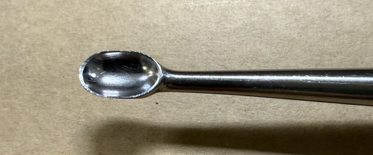 Cobb Spinal Curette #4 Stainless Steel Knurled Handle 11.25″ Overall Length