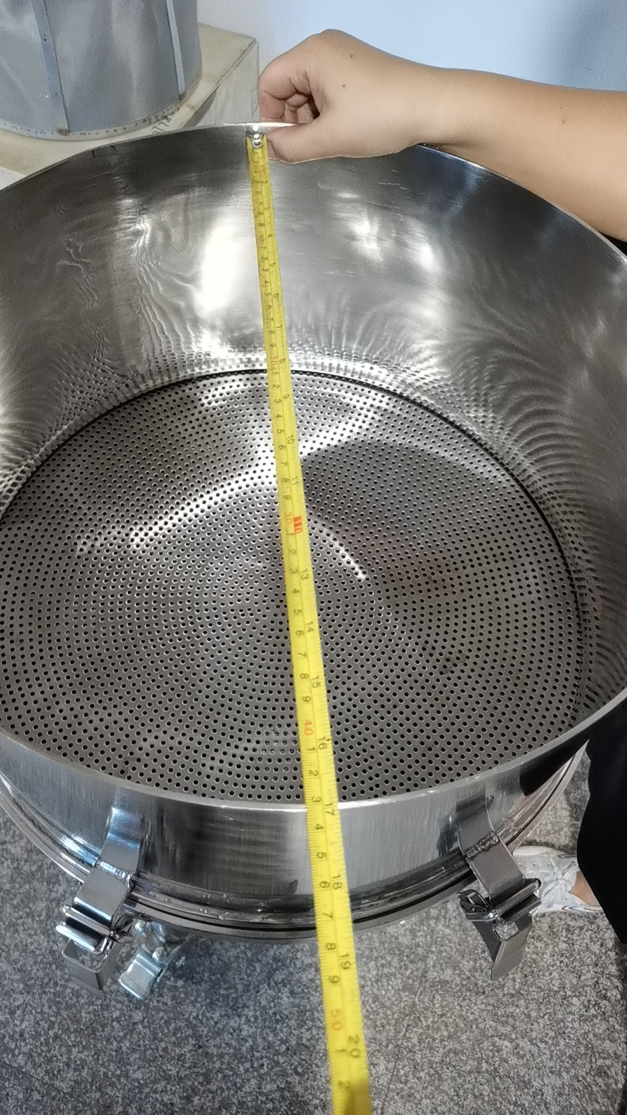50L Removal Stainless Steel Buchner Funnel Vacuum Suction Filter Nutsche Filter