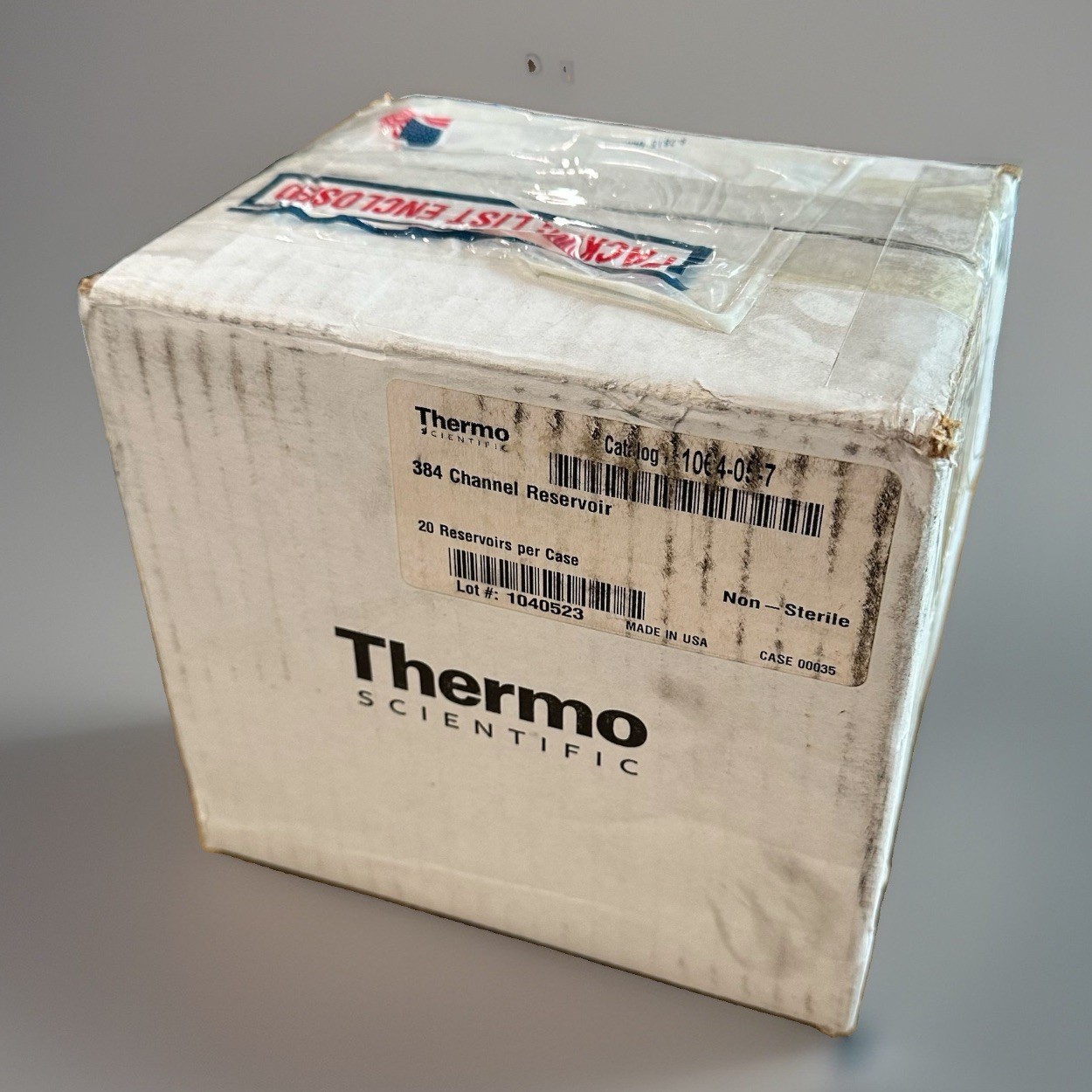 Thermo Scientific 1064-05-7 384 Channel Reservoir Non-Sterile – 20 Per Case