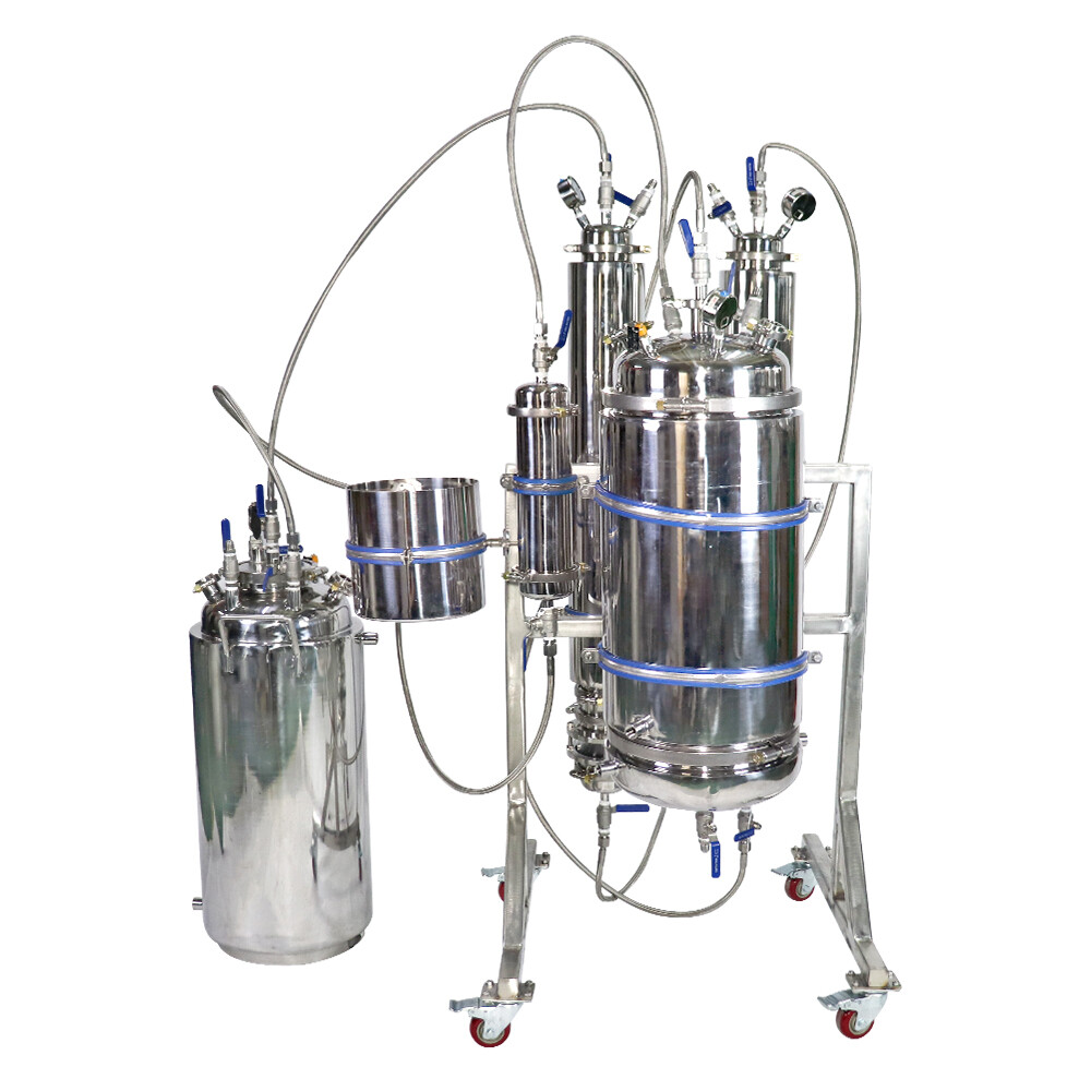 10LB Jacketed Closed Loop Extractor Large Volume Reaction Chamber Customizable