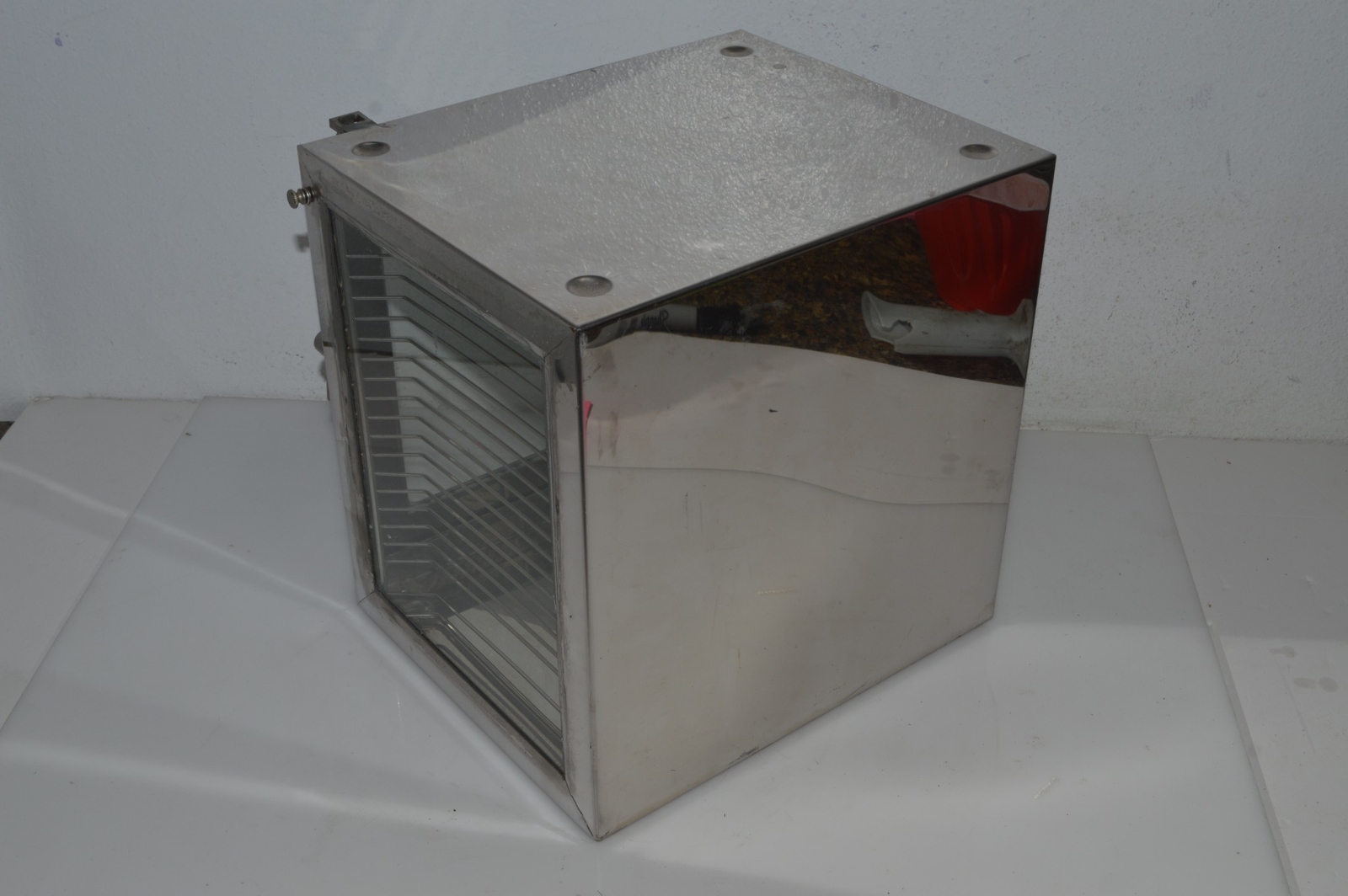 *TC* BOEKEL STAINLESS STEEL AND GLASS DESICCATOR 12X12X10 (LTI16)