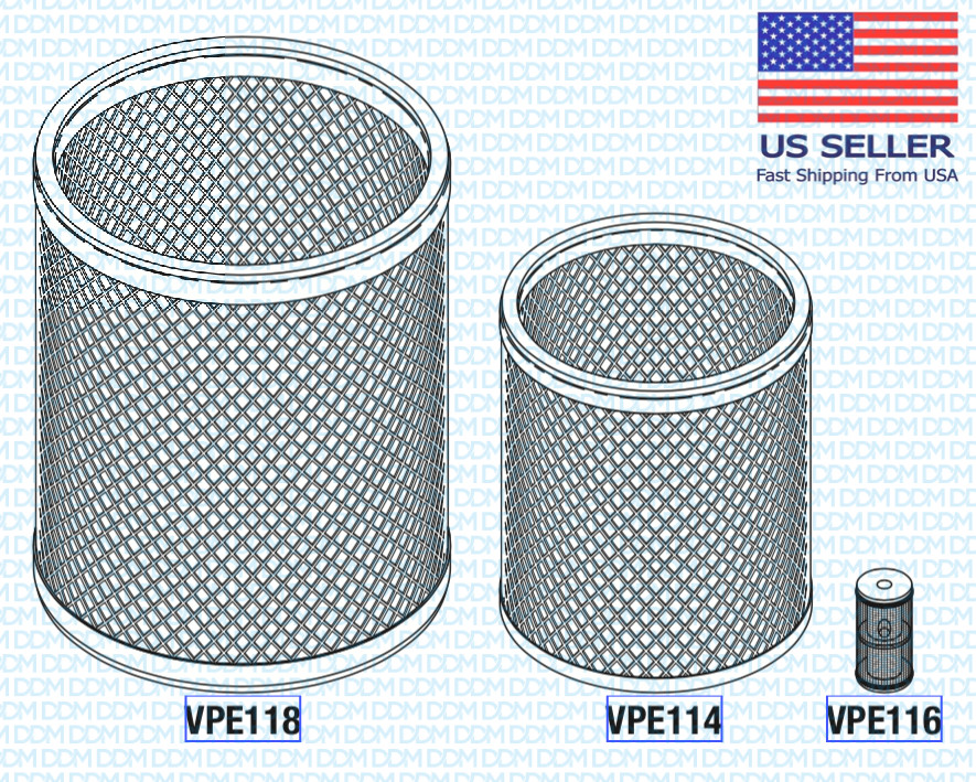 Filter Kit VPK117 for Dental-EZ Bison 3 Bison 5 Bison 7 Bison 9 – OEM 003750