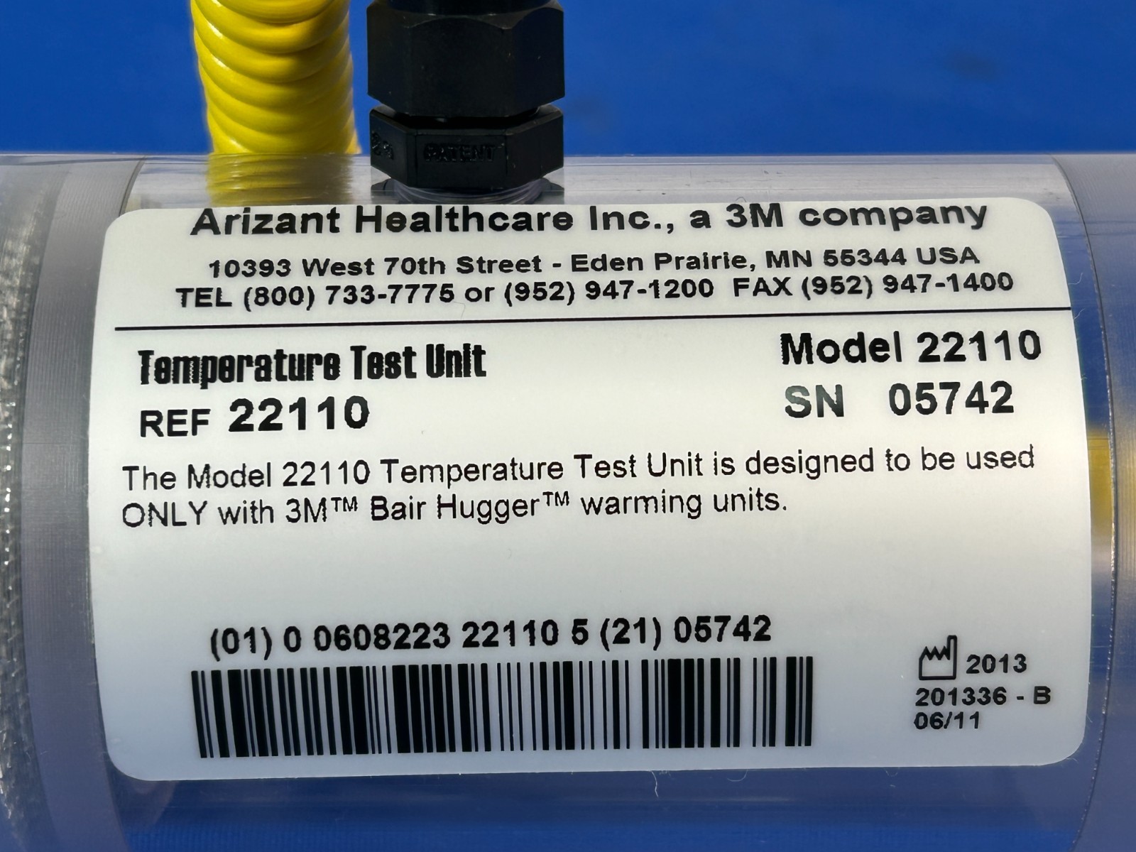 3M Arizant 22110 Temperature Test Unit