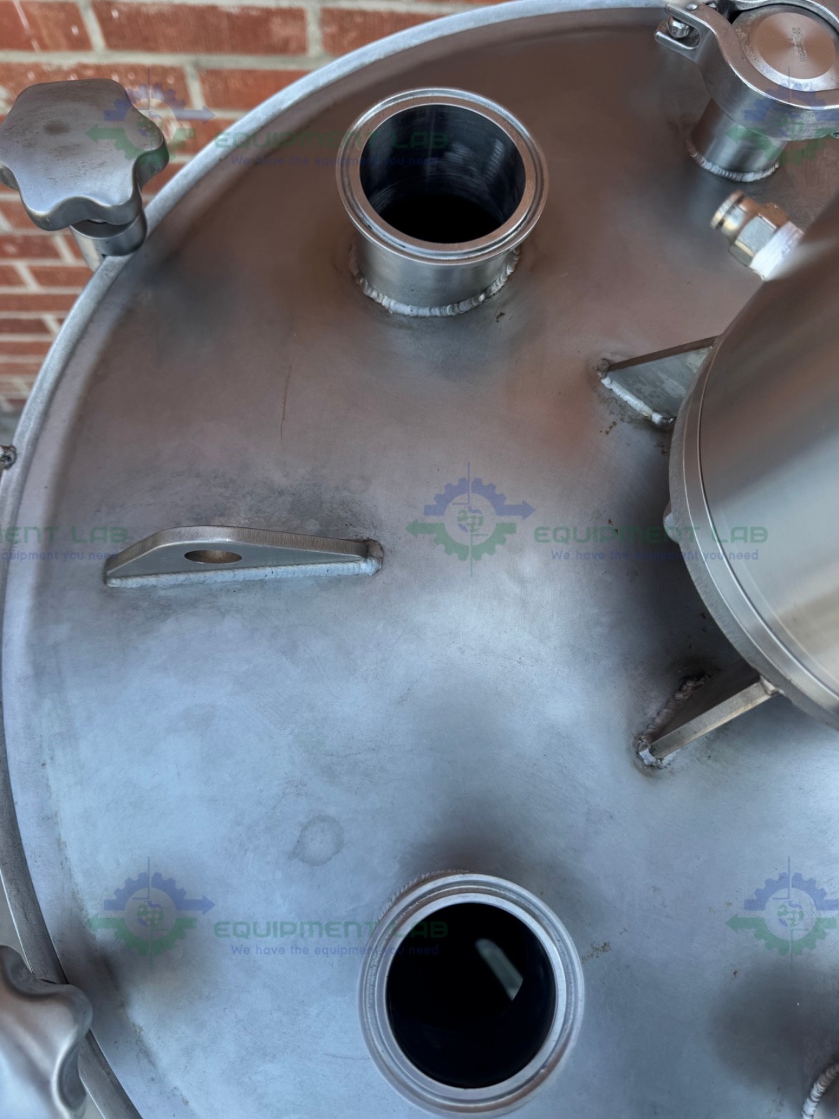 Unknown Brand 300 Liter Mixing Tank w/ Lenze 3 Phase Motor, Impeller