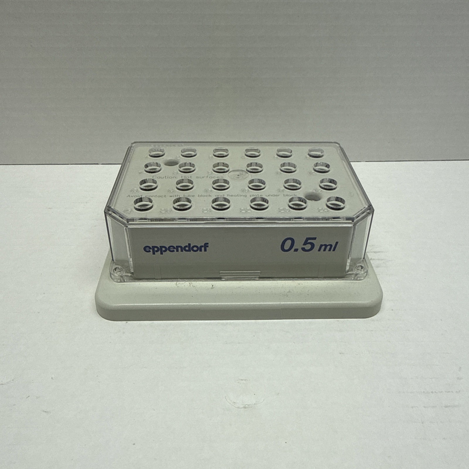 Eppendorf Thermomixer 1.5 mL Tubes Thermoblock Block w/ 24x 1.5mL w/ IsoRack