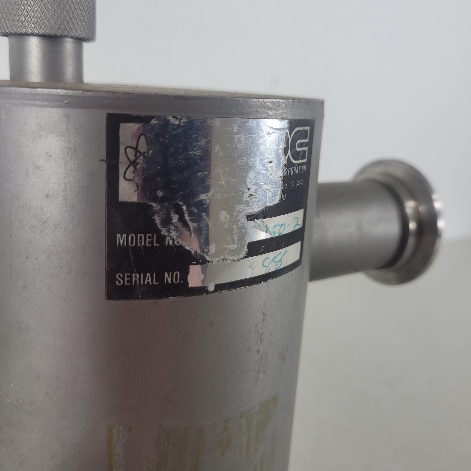 MDC KMST-150-2 Molecular Sieve Foreline Trap KF40 Stainless Steel Vacuum Pump