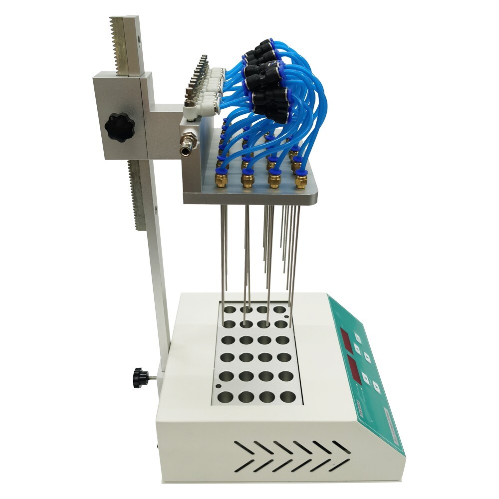24 Holes Termovap Nitrogen Sample Concentrator Nitrogen Blower Evaporator 110V