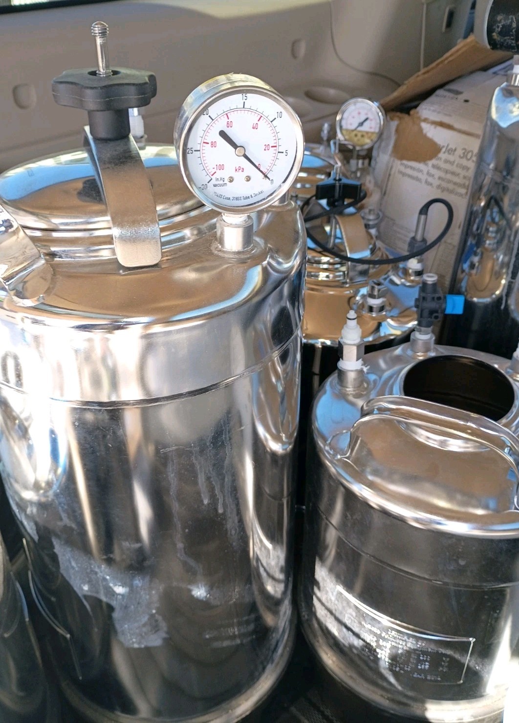 Alloy Product Stainless Steel Tank Pressure Vessel As Is for Parts(One)
