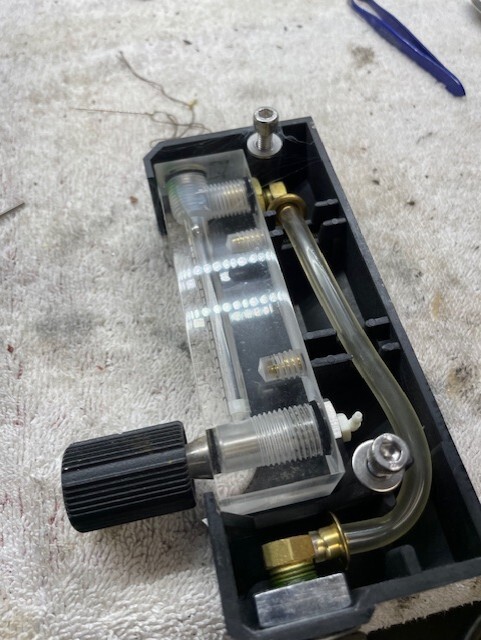 Drager Medical Auxiliary O2 Flowmeter