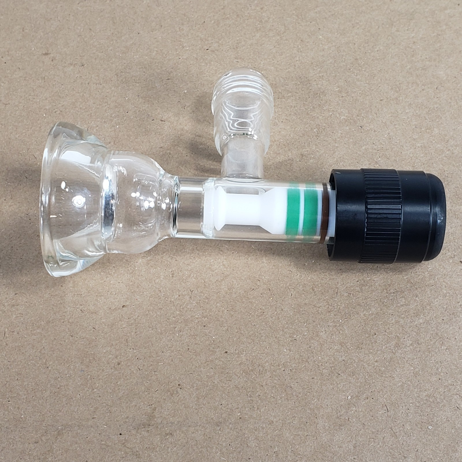 Chemglass AF-0306-03 #30 O-Ring Joint Glass Thermocouple Gauge Adapter GL-25