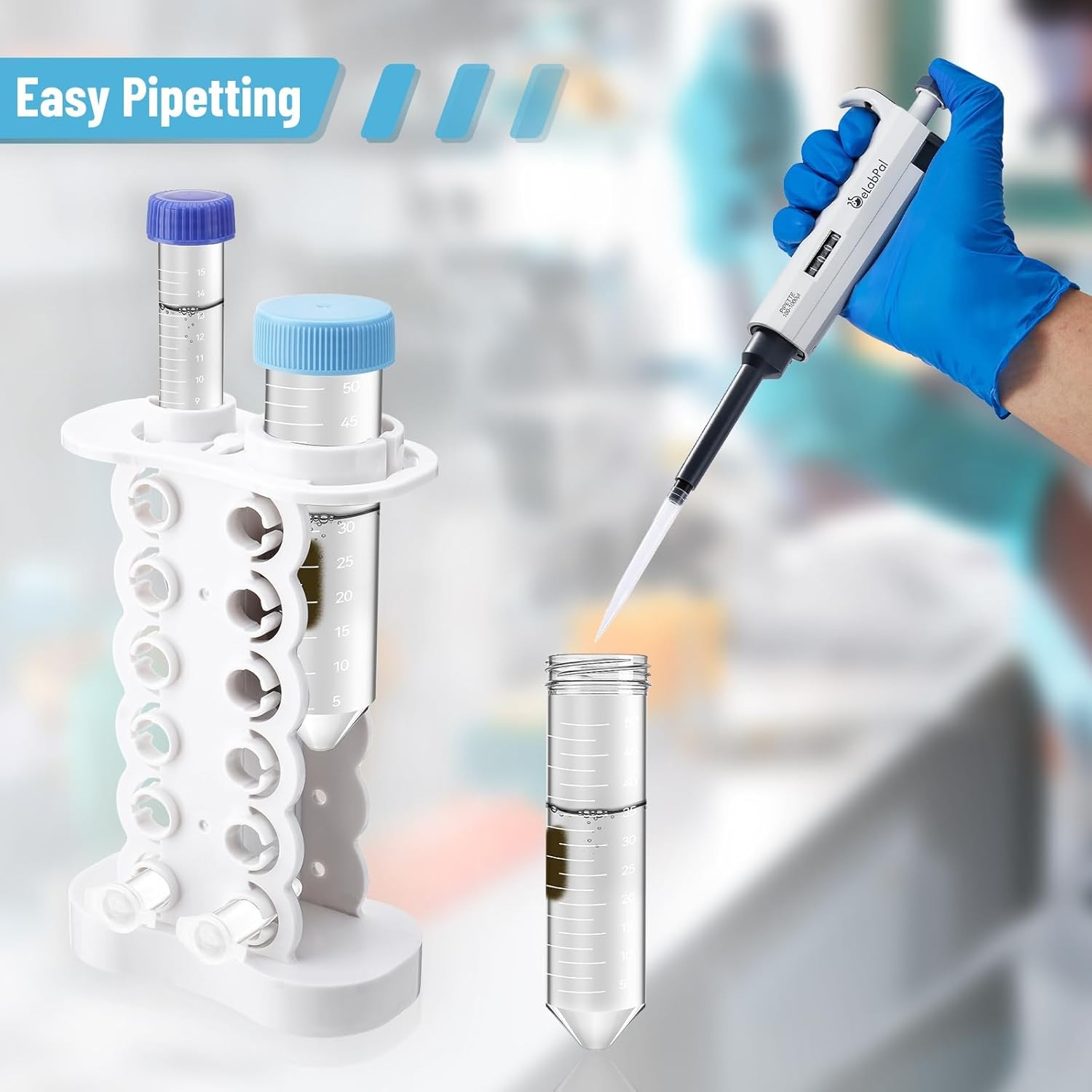 Magnetic Rack Separator 1.5/15/50ml Tubes for Biological Sample Purification USA