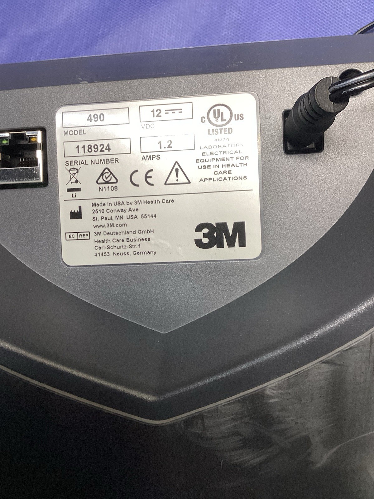 3M Attest Auto-Reader 490H – EXCELLENT CONDITION
