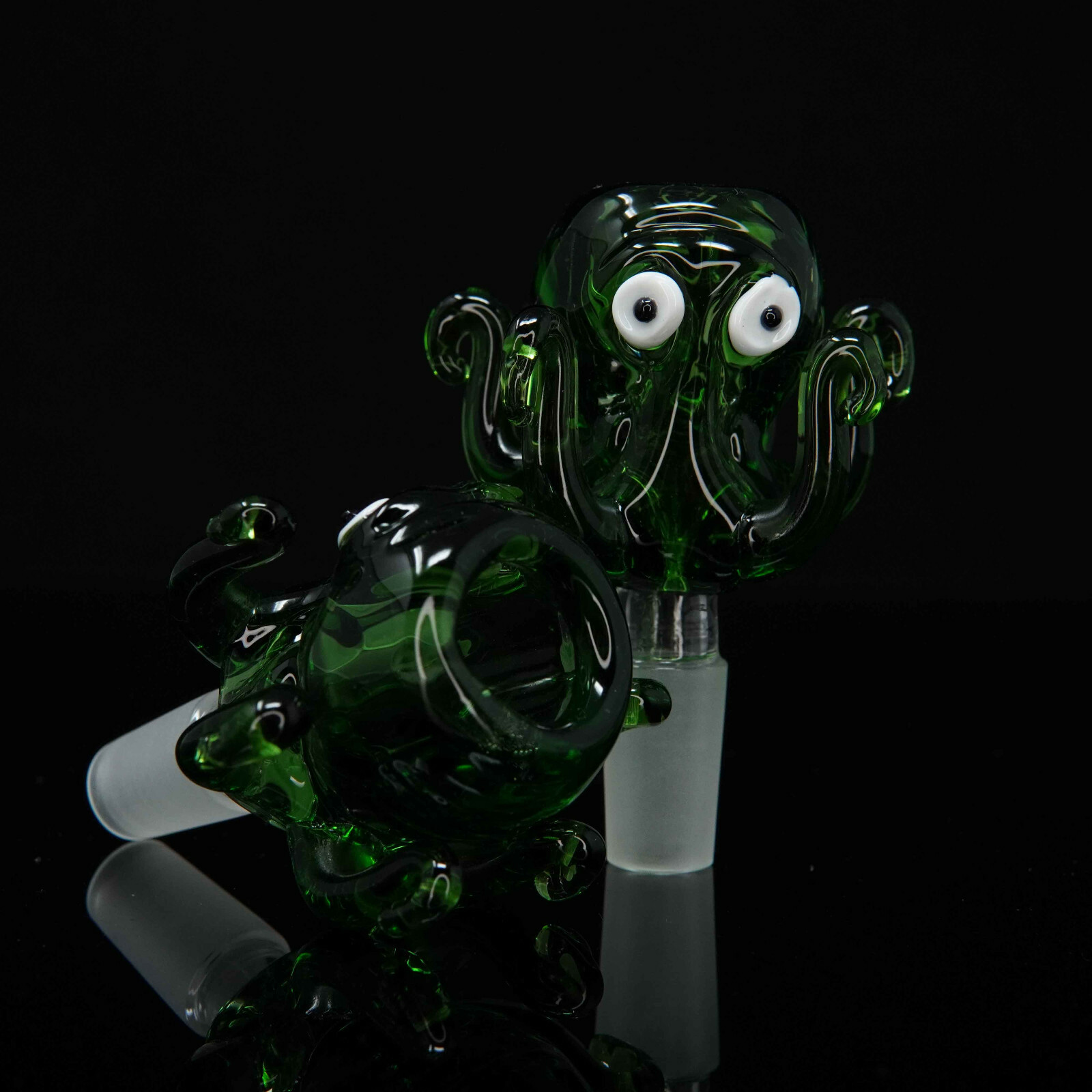 Colorful Happy Octopus Male Glass Slider Bowl 14mm Free Shipping – US Seller