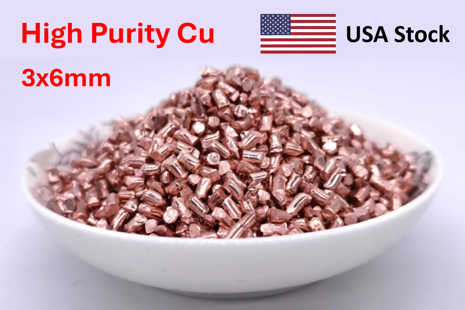 High Purity Copper Granule 4N and 5N Evaporation Material 100g