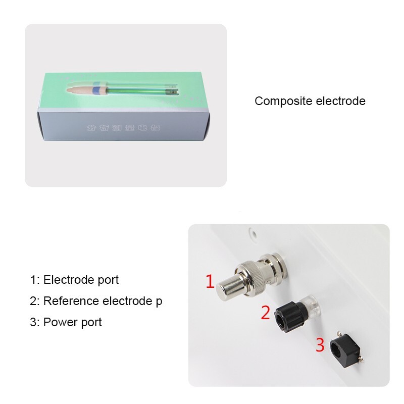 PHS-3C Lab Instrument Benchtop PH Meter Tester Water 0.00~14.00pH 0 ~ ±1800mV