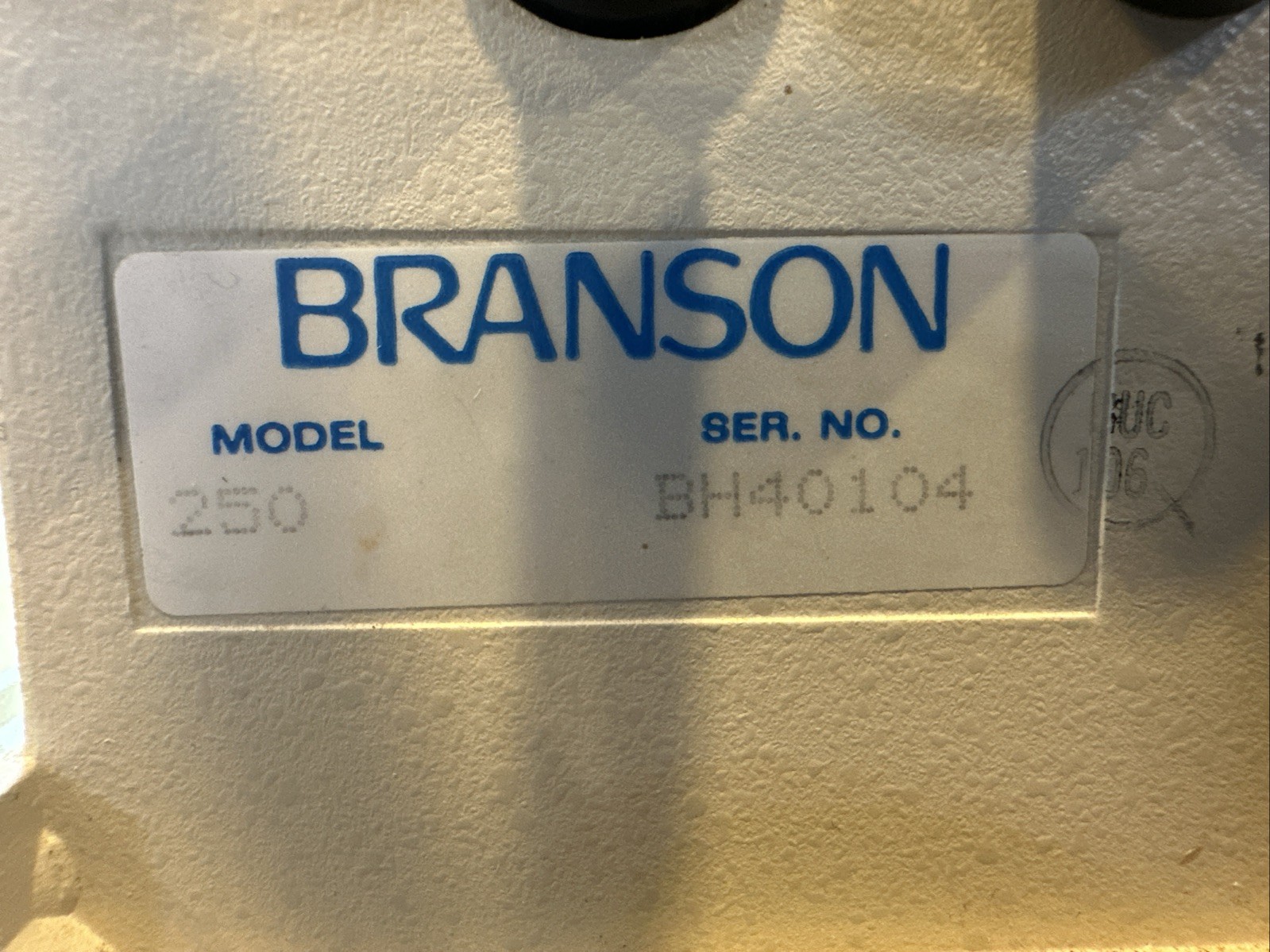 Branson Sonifier 250 Case/Harness/Hardware