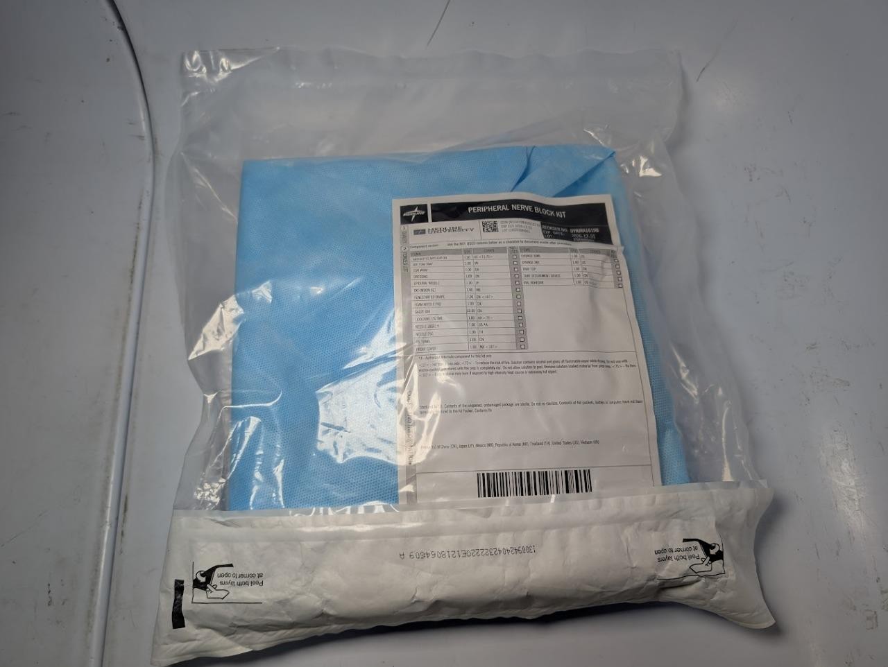 NEW Mediline University Peripheral Nerve Block Kit DYNJRA1619B Exp 2026-12-31