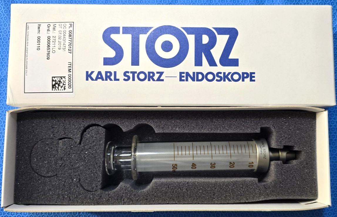 Karl Storz 27211 L0 Surgical Toomey Syringe 50CC. (GERMANY)