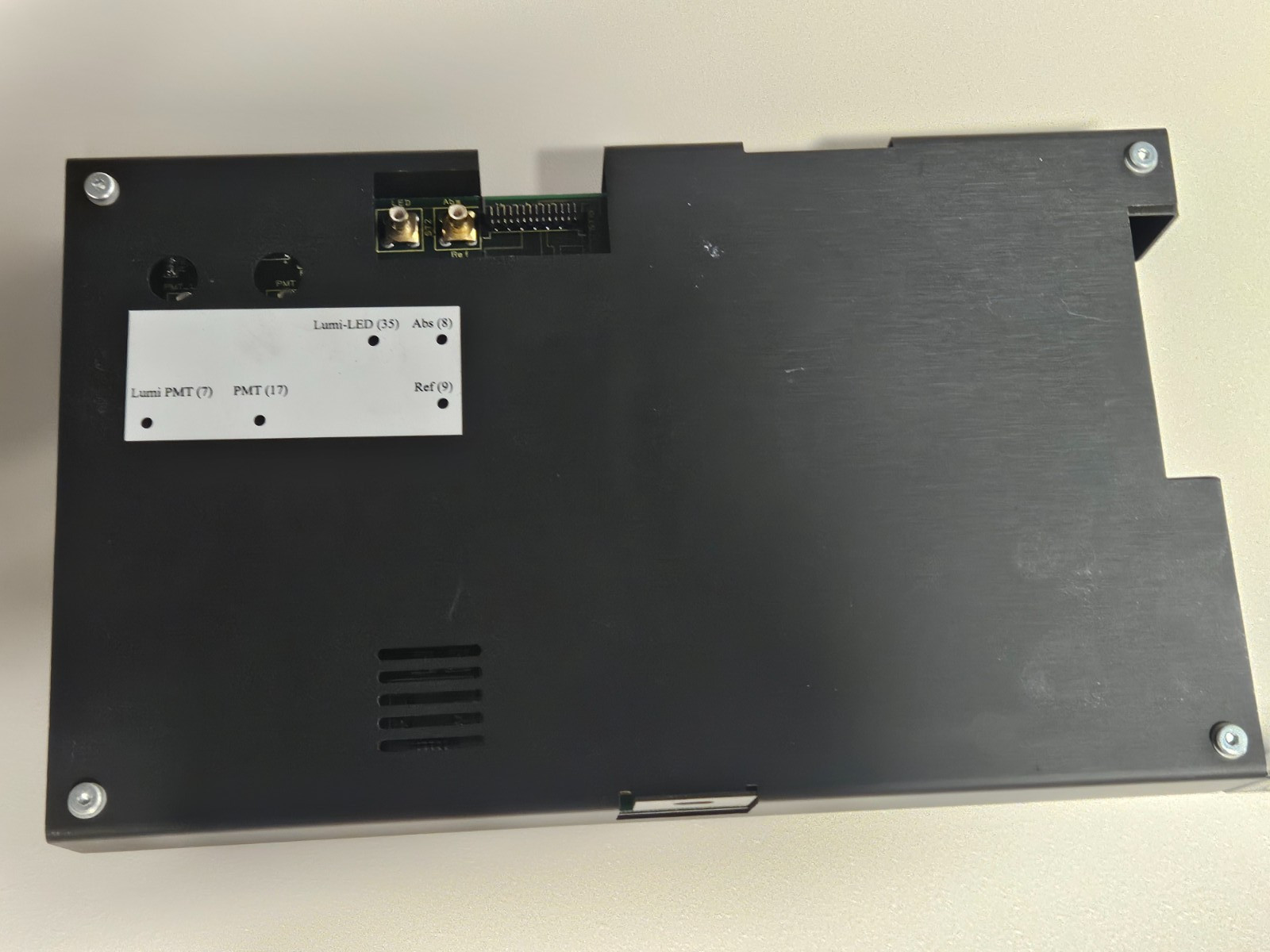 Tecan Ultra Optical Module Housing Assembly – Lumi-LED / PMT /Abs /Ref Interface