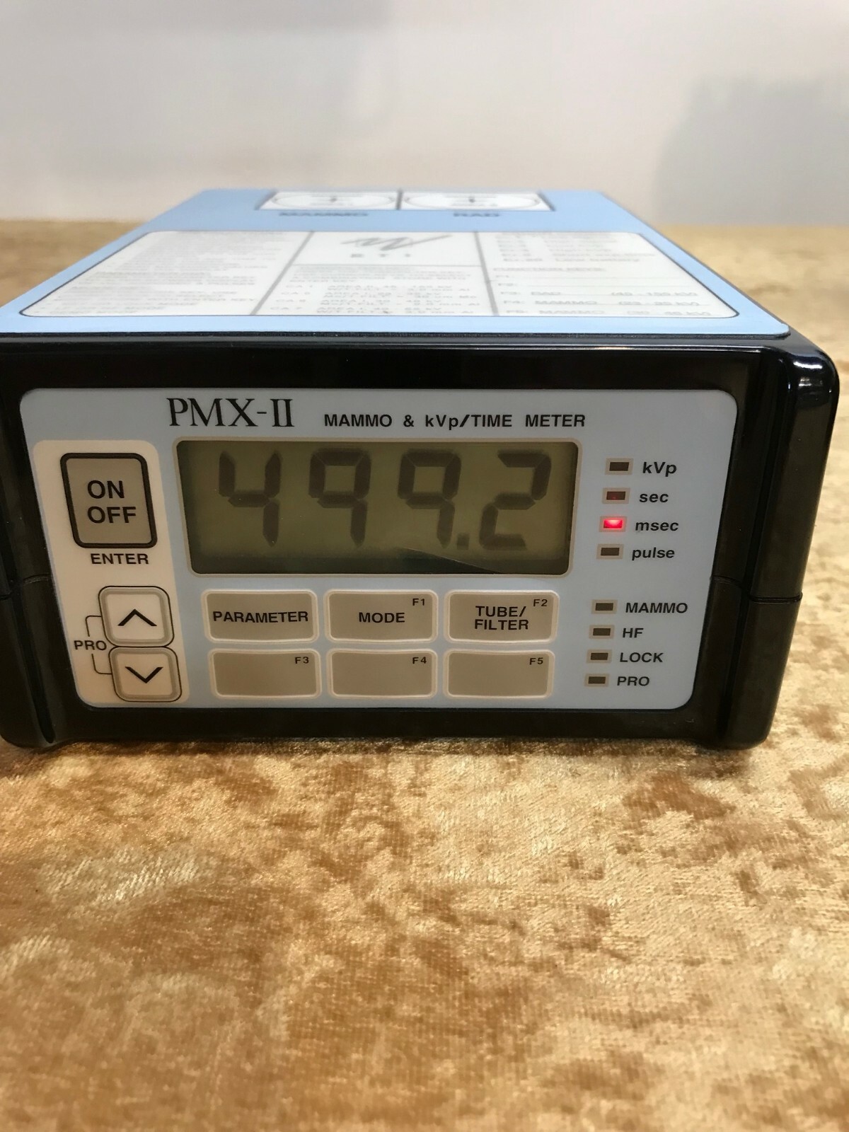RTI PMX II mini Unfors xray test meter kit raysafe victoreen keithley RMI Radcal