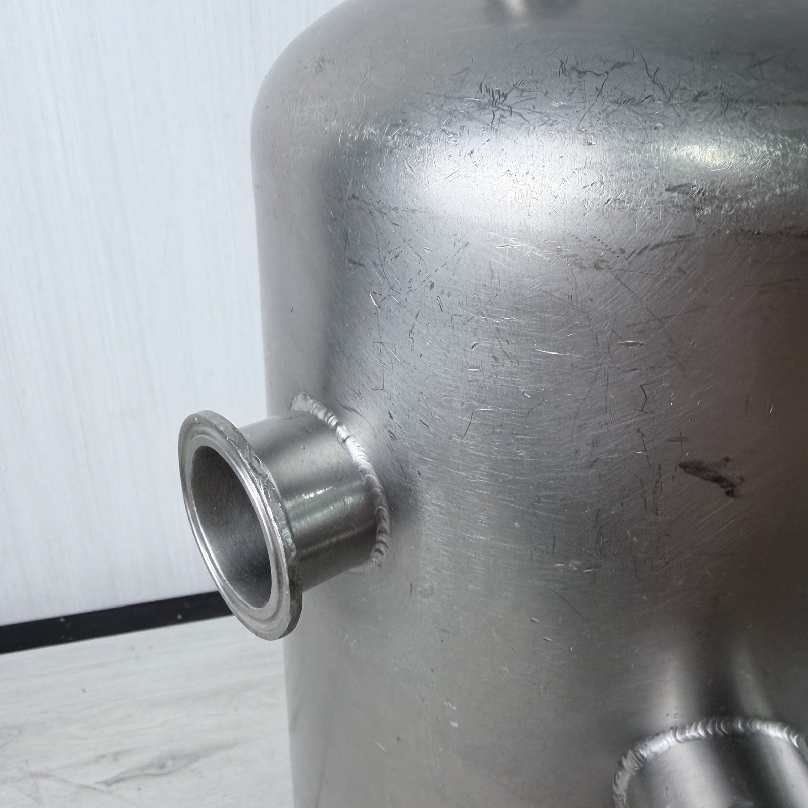 Stainless Steel Sanitary Process Pressure Vessel Tank Tri Clamp Pharma Biotech