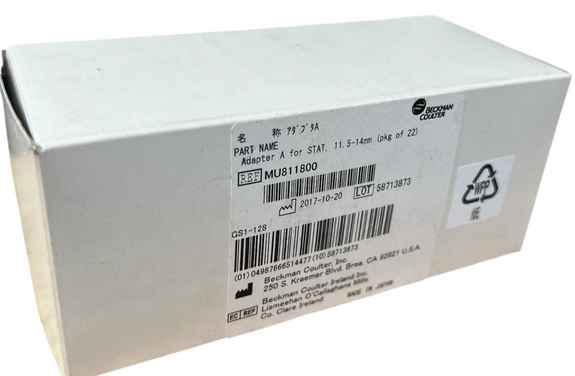 Beckman Coulter MU811800 Adapter A for STAT 11.5 – 14mm