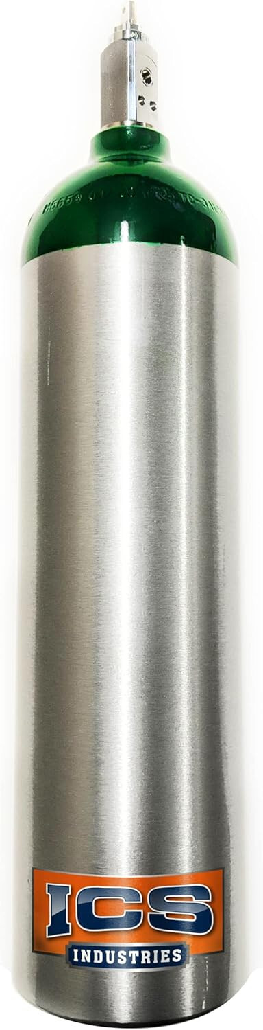 Medical Oxygen Cylinder with CGA870 Post Valve – E Size 23.9 cf (ME) New