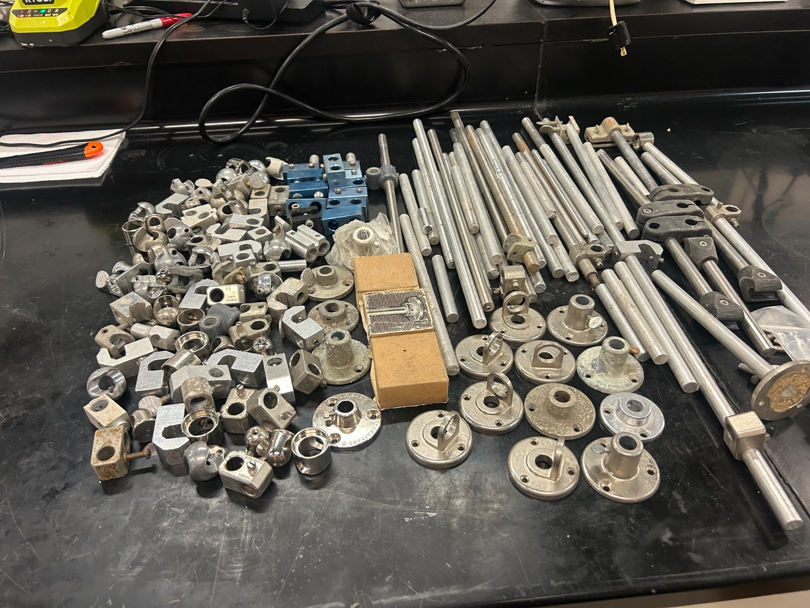 Huge Lot of Fisher Scientific Flexaframe Flange Connectors See Pics