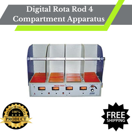 Digital Rota Rod 4 Compartment Apparatus