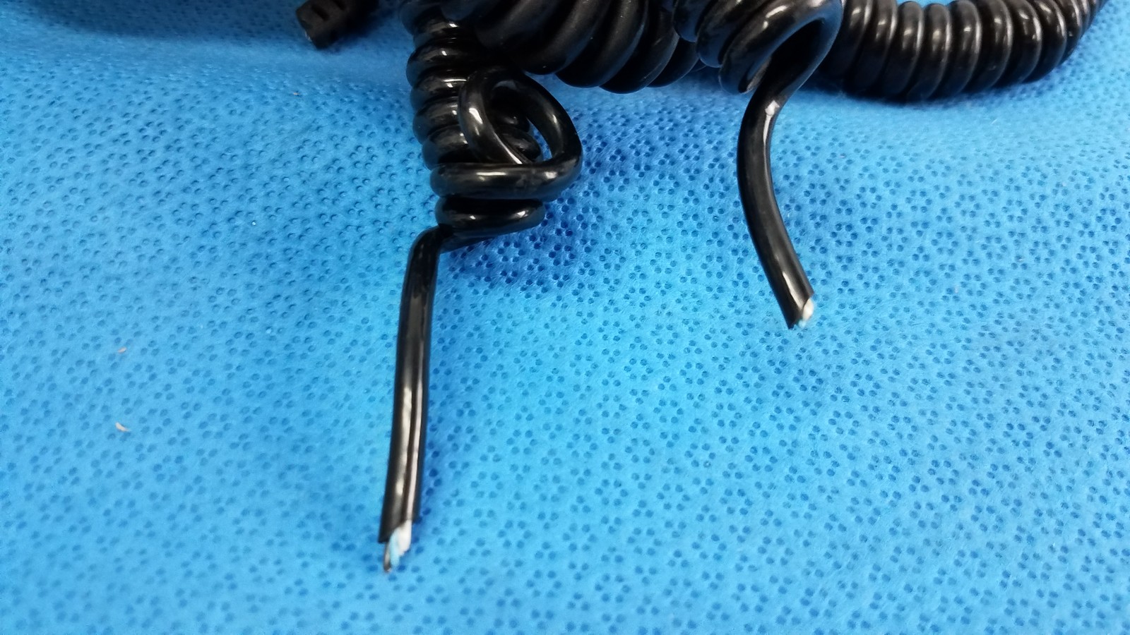 Lot of 5 Coiled Cord and Handle Assembly For Wall Transformer